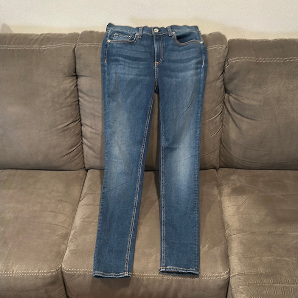 Rag and Bone Skinny Blue Denim Jeans